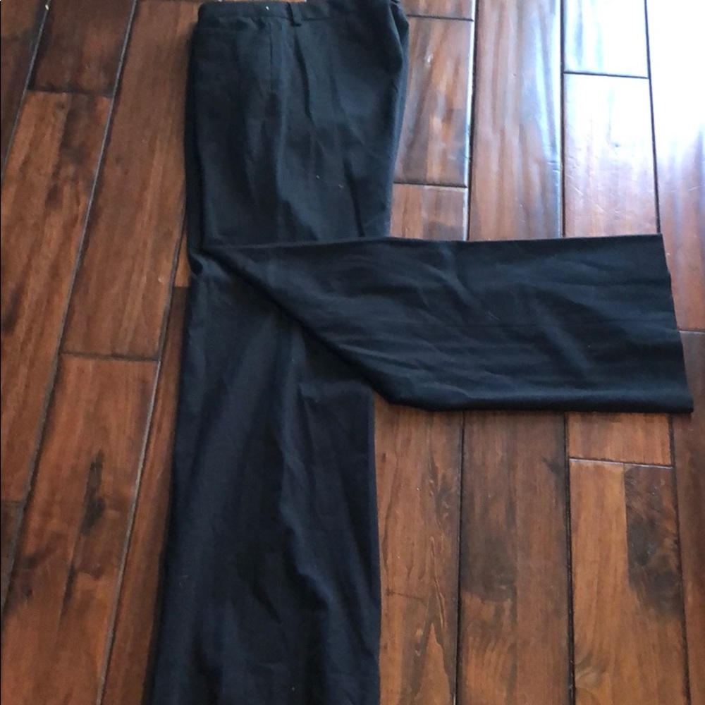 Black wide leg pants